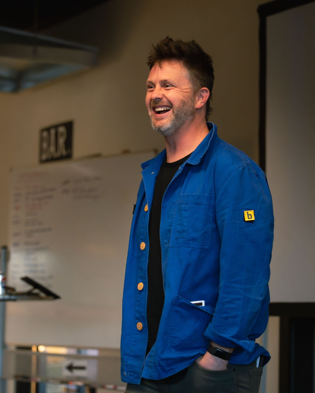 Nathan Woods speaking